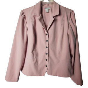 MIss Dorby light pink button up blazer/jacket